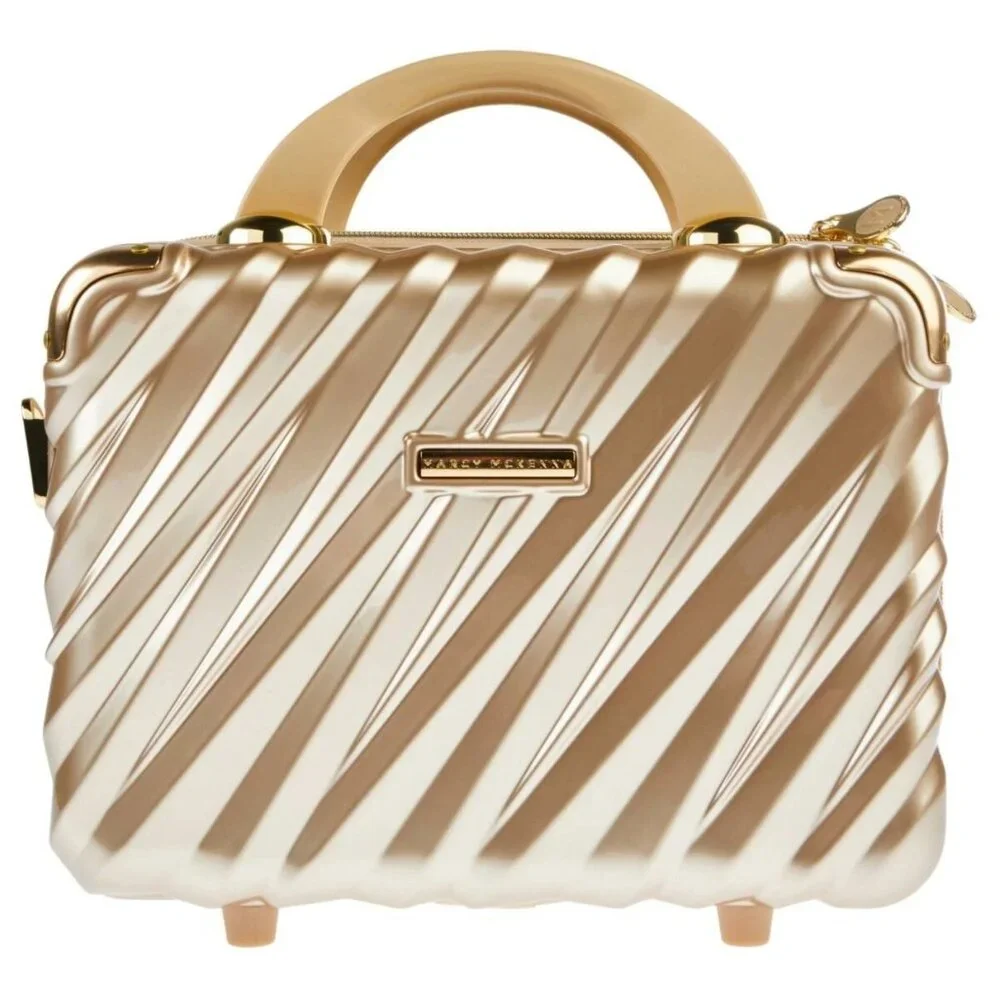 Marcy McKenna Gold Pattern Travel Case and Mini Case